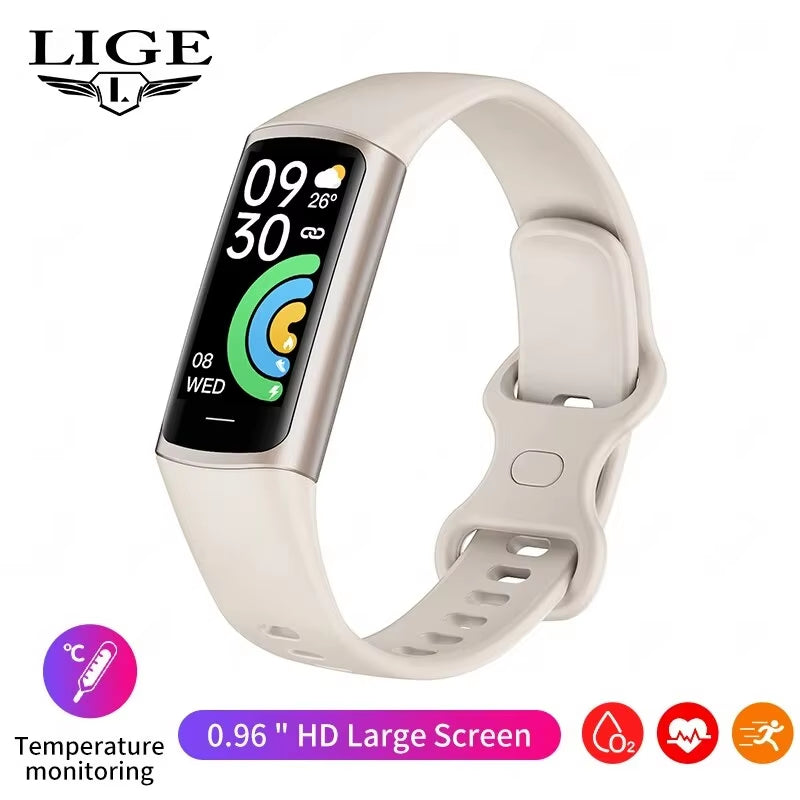 New Fashion Smartwatch Men Women Temperature Blood Oxygen Monitoring Bracelet Sports Waterproof Smart Watch for Man Laides