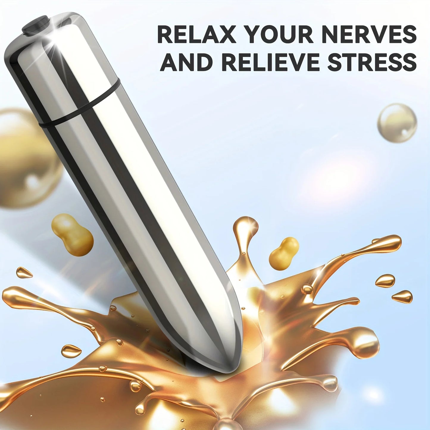 1Pc Mini Vibrating Massager Facial and Eye Massage Treatment Promotes Lotion Absorption Portable for Home and Travel Beauty Tool