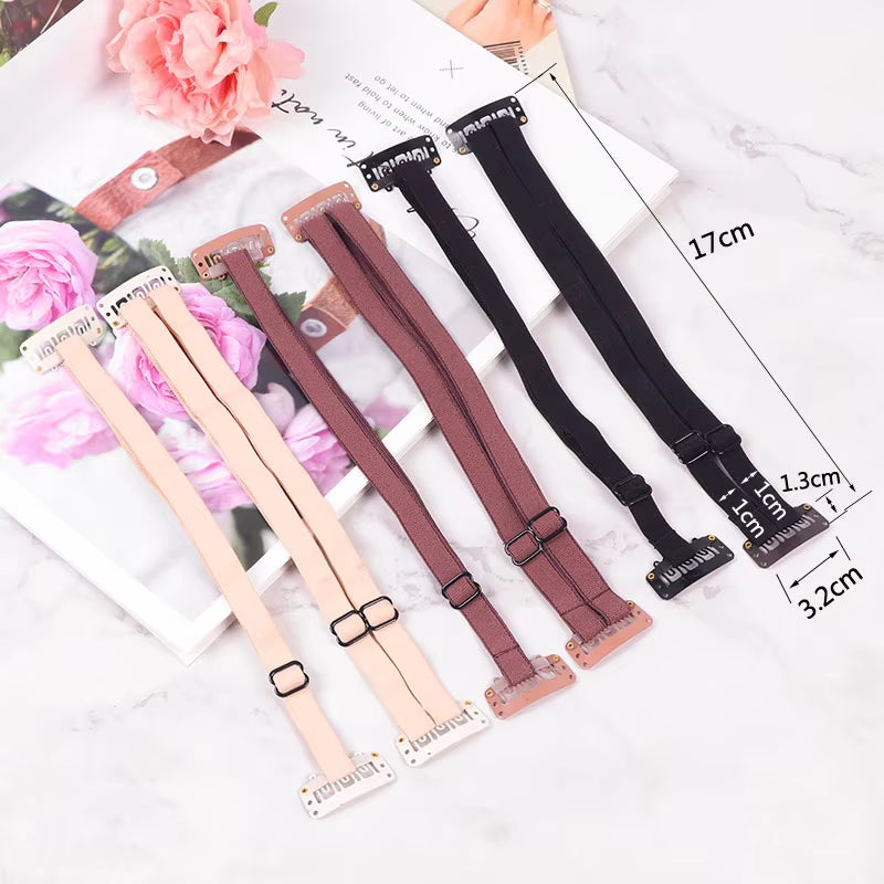 Hair Band with Clip Stretching Straps for Preventing Hair from Covering Eyes & Face Adjustable Elastic Band for Long Hair