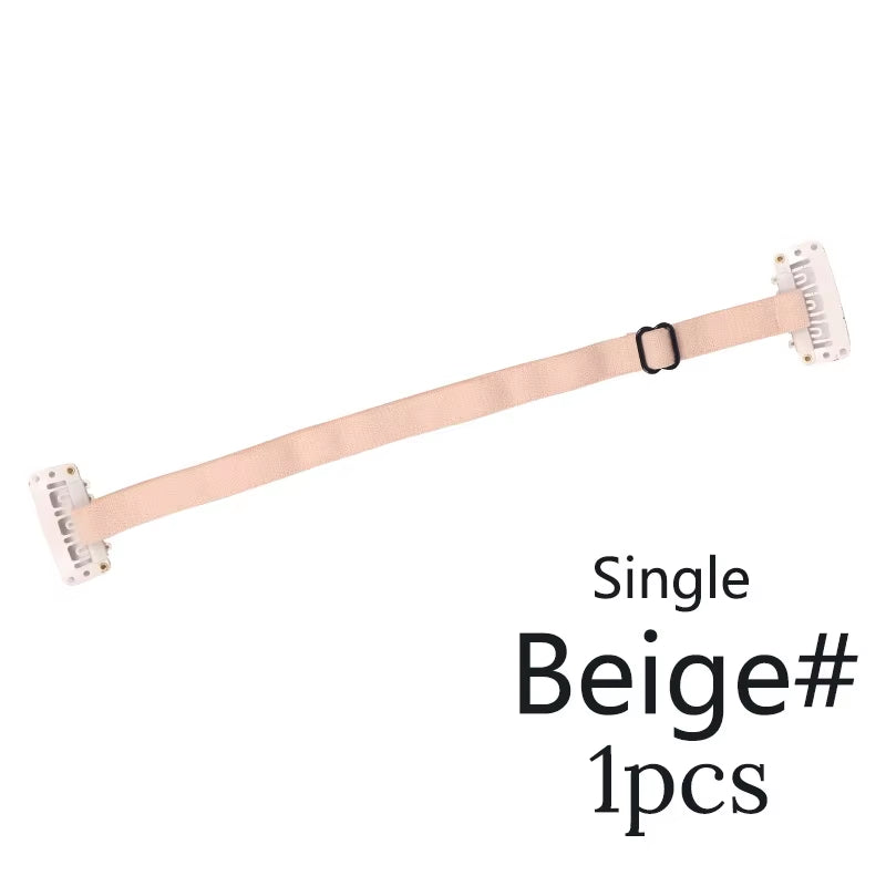 Hair Band with Clip Stretching Straps for Preventing Hair from Covering Eyes & Face Adjustable Elastic Band for Long Hair