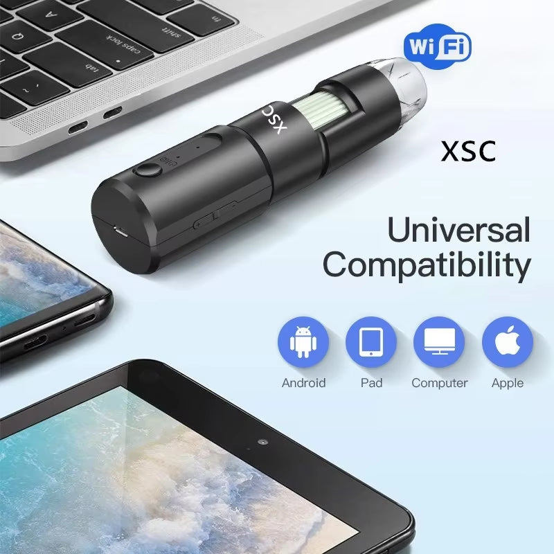 Wireless Dermatoscope Scalp Skin Analyzer Machine 1000X Facial and Body Analyzer Electronics Microscope Beauty Health Profession