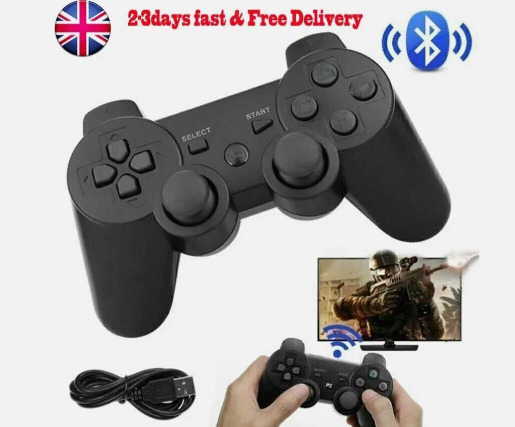 Remote Game Pad for PS3 Wireless Bluetooth 3.0 Controller Game Controller UK