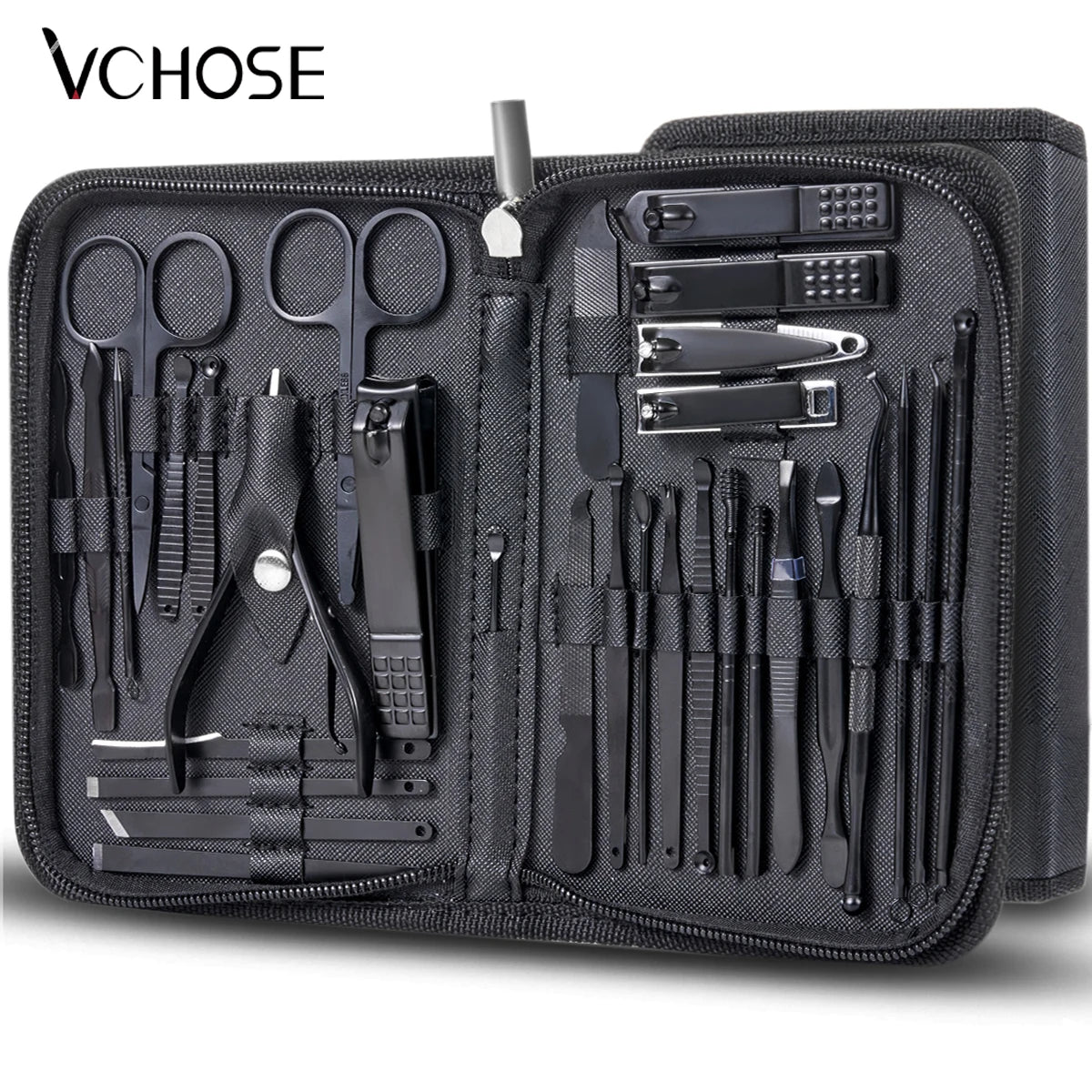 Manicure Set Pedicure Nail Clippers Set 7/32Pcs Professional Grooming Tools Including Facial Fingernails and Toenails Nail Care