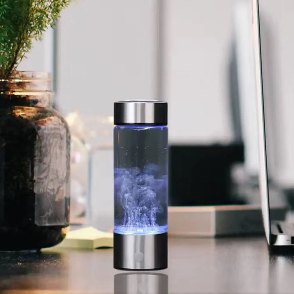Electric Water Filter Hydrogen Water Generator Water Bottle Lonizer Maker Hydrogen-Rich Water Antioxidants ORP Hydrogen Bottle