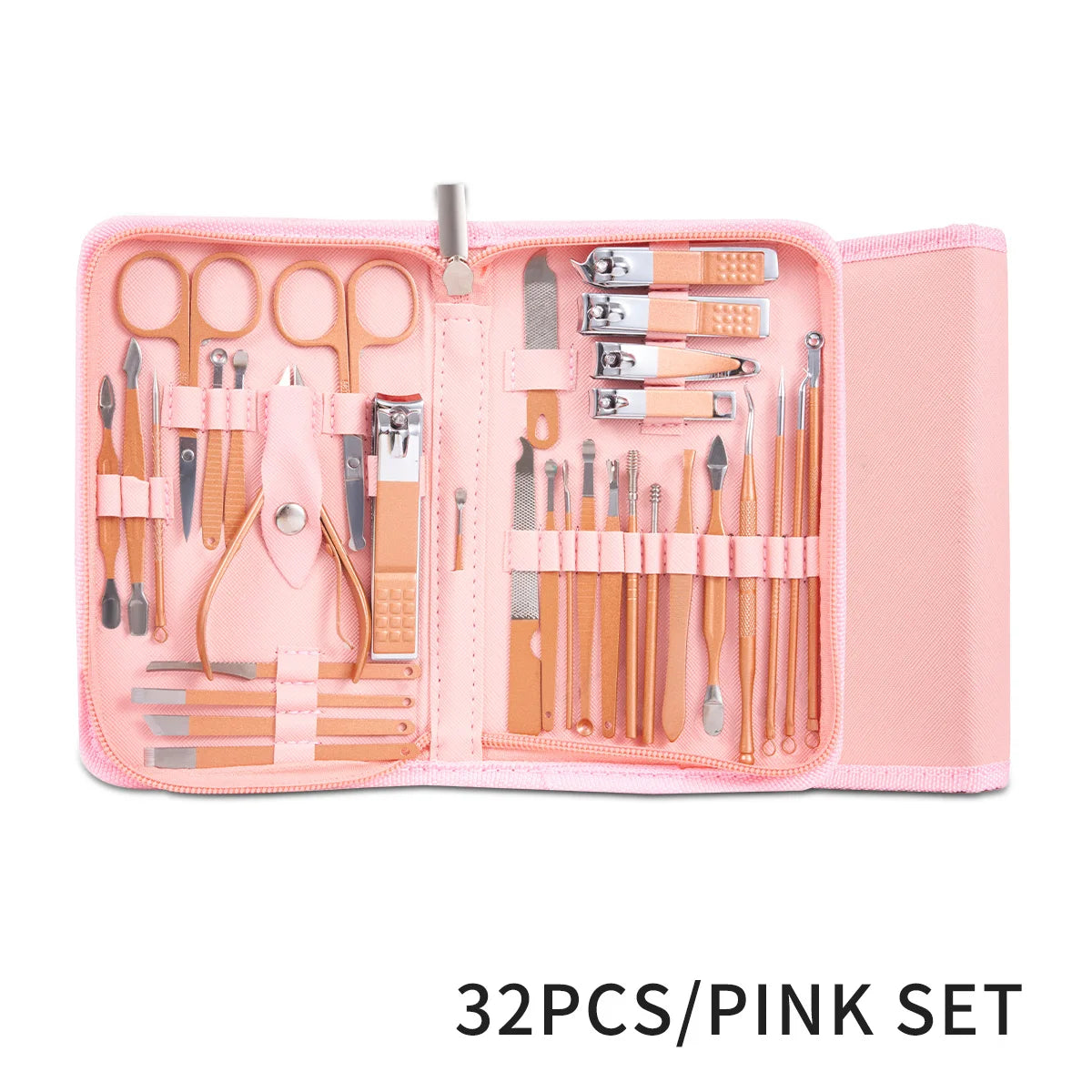 Manicure Set Pedicure Nail Clippers Set 7/32Pcs Professional Grooming Tools Including Facial Fingernails and Toenails Nail Care