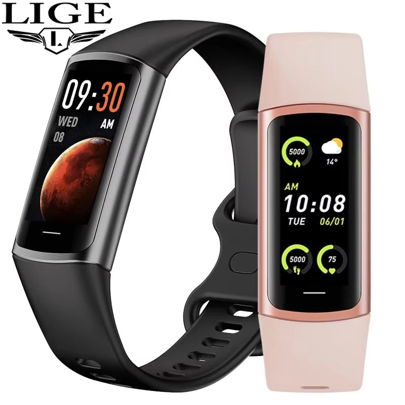 New Fashion Smartwatch Men Women Temperature Blood Oxygen Monitoring Bracelet Sports Waterproof Smart Watch for Man Laides