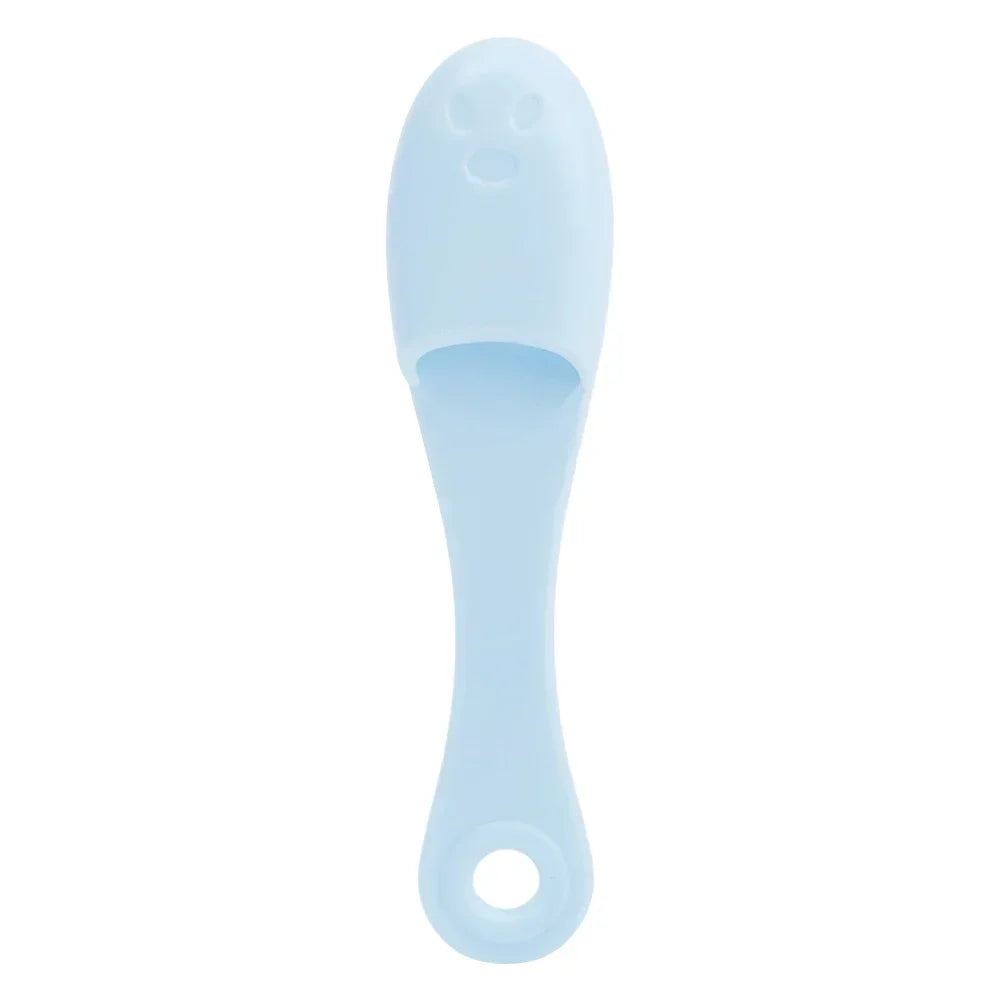 Silicone Nose Brush Facial Pore Cleaner Portable Blackhead Double-Sided Massage Brushes Beauty Cleaning Tool Facial Nasal Scrub