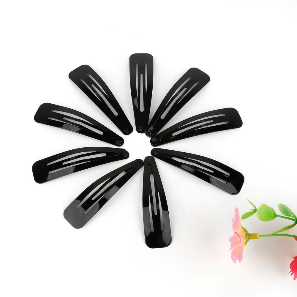 Black Sample 12Pcs/Set Metal Hair Barrettes Hairpins BB Headbands Hair Clips for Girls Womens Hairgrips Hair Styling Accessories