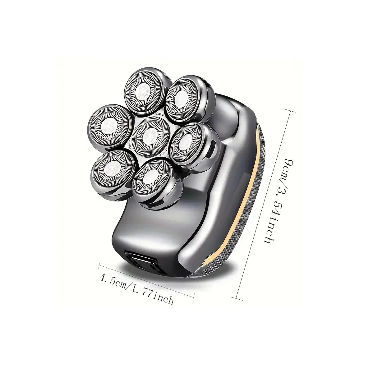 Intelligent Electric Seven Blade Shaver, Multifunctional and Fast Hair Clipper, Precise MEN'S Shaving Experience