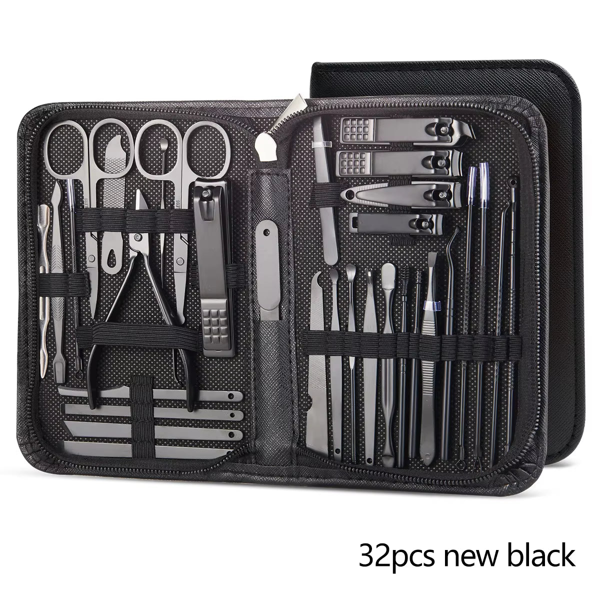 Manicure Set Pedicure Nail Clippers Set 7/32Pcs Professional Grooming Tools Including Facial Fingernails and Toenails Nail Care
