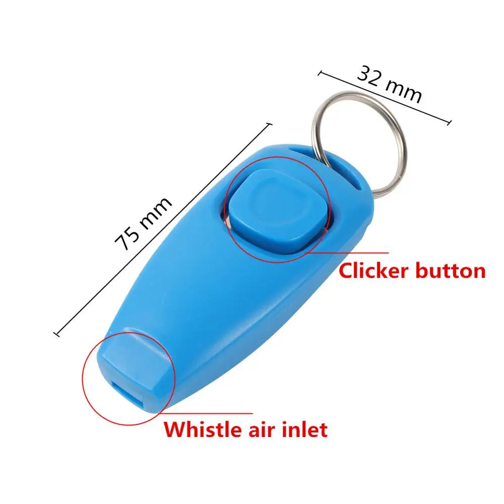 Pet Dog Whistle and Clicker Puppy Stop Barking Training Aid Tool Clicker Portable Trainer Pet Products Supplies 1 Pc
