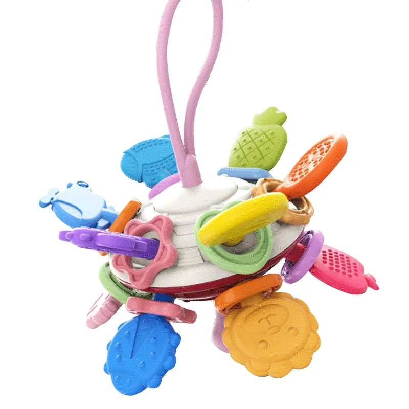Sensory Baby Toys 0 12 Months Rattle Games for Babies Development Teething Toys Baby Teether Rattle Toys for Children 1 2 Years