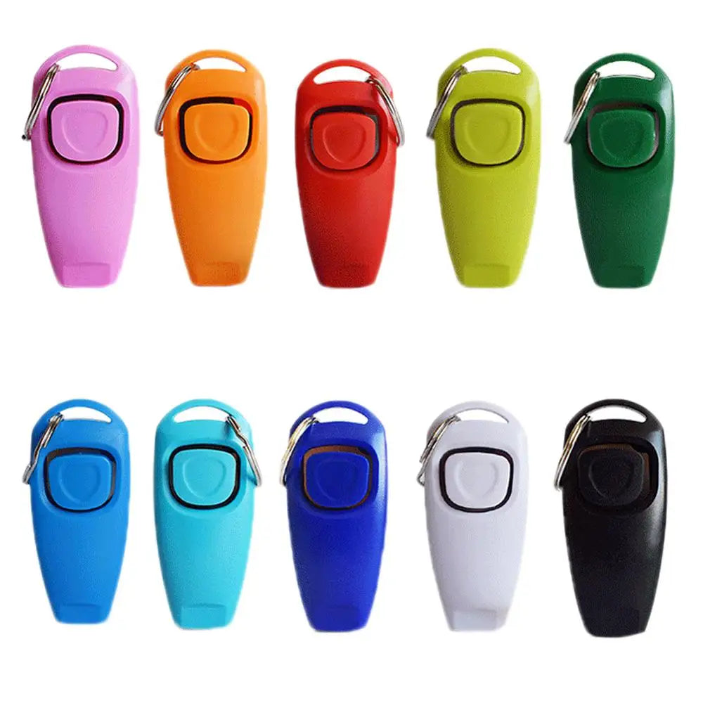 Pet Dog Whistle and Clicker Puppy Stop Barking Training Aid Tool Clicker Portable Trainer Pet Products Supplies 1 Pc