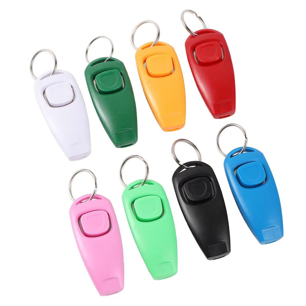 Pet Dog Whistle and Clicker Puppy Stop Barking Training Aid Tool Clicker Portable Trainer Pet Products Supplies 1 Pc