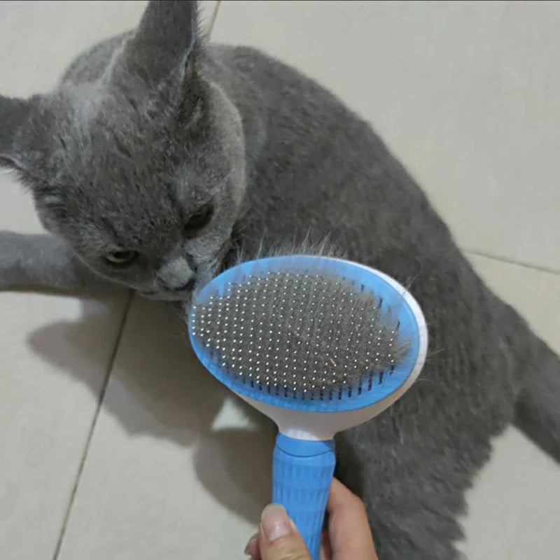 Dog Cat Hair Removal Comb Brush Plastic Pet Grooming Products for Cats Gotas Katten Brushes Mascota Accessories Cleaning Combs