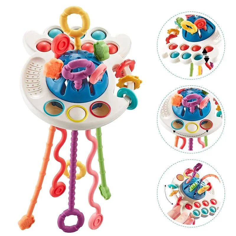 Sensory Baby Toys 0 12 Months Rattle Games for Babies Development Teething Toys Baby Teether Rattle Toys for Children 1 2 Years