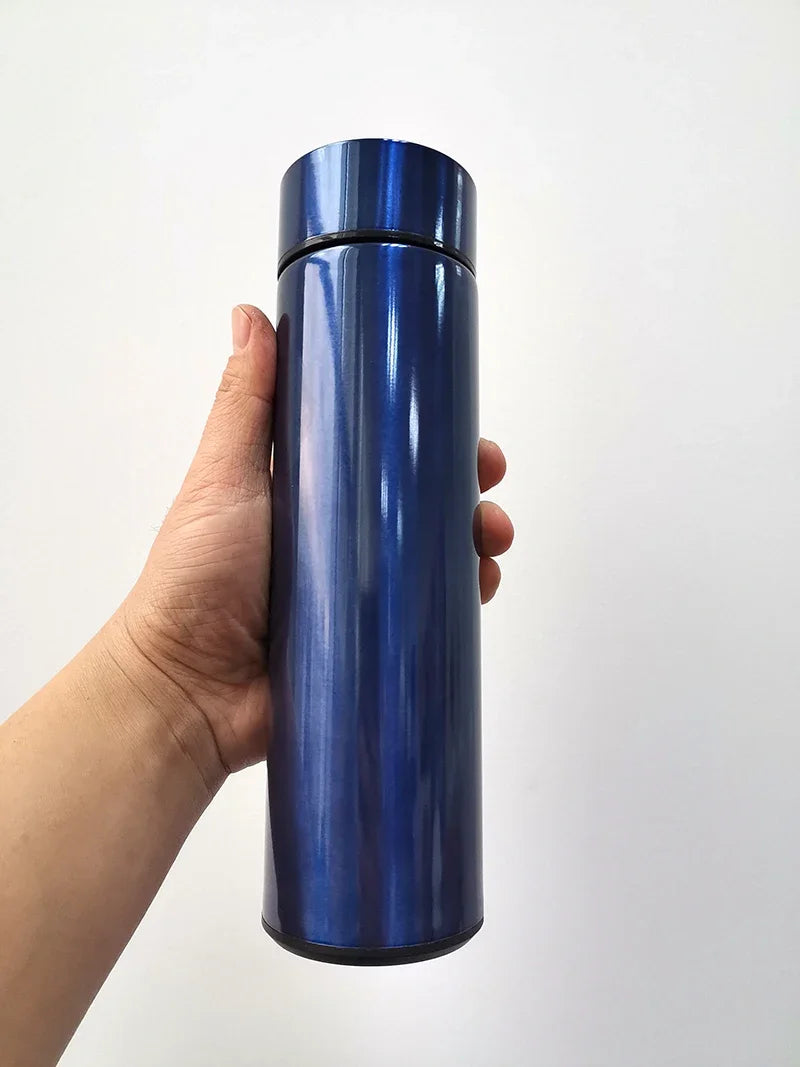 Smart Digital Water Bottle Keeps Cold and Heat Thermal Bottle Stainless Steel Thermos for Baby Children Kids Terms