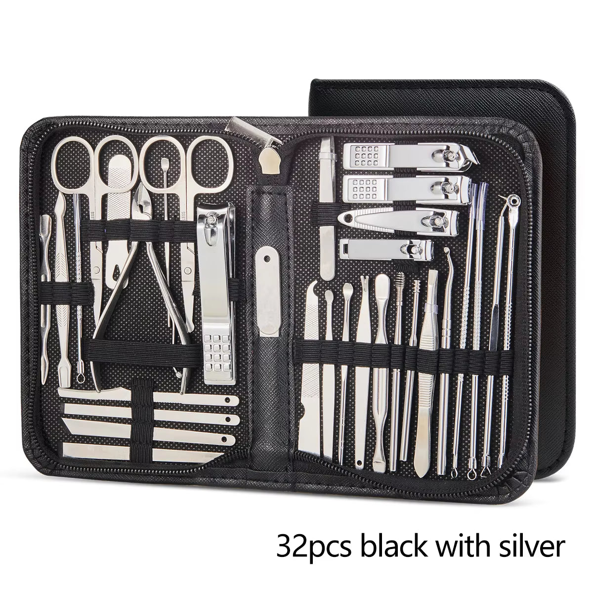 Manicure Set Pedicure Nail Clippers Set 7/32Pcs Professional Grooming Tools Including Facial Fingernails and Toenails Nail Care