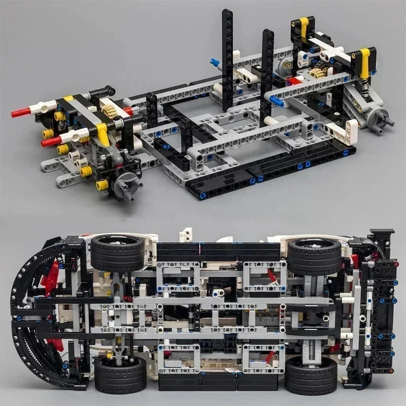 Technology Remote Control Sports Car 911 RSR Moc Racing Building Block Model Car DIY Toy Children Birthday Boy Gift Compatible