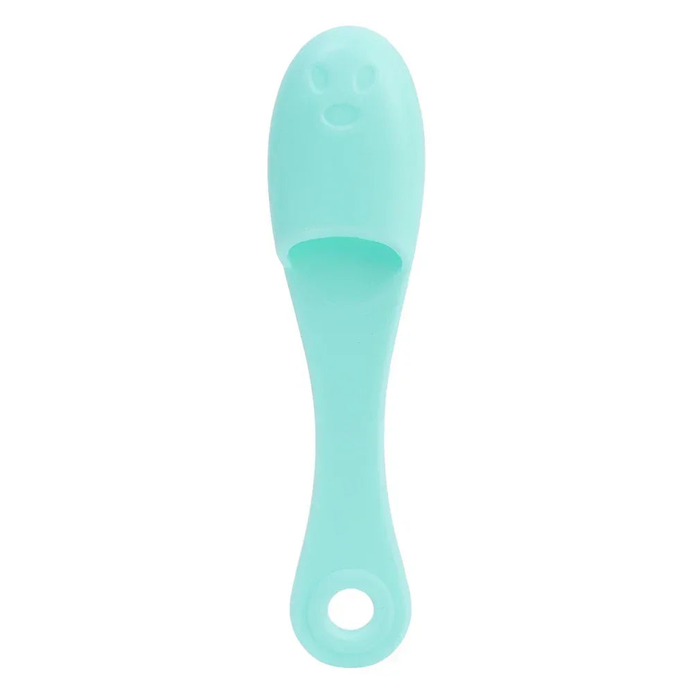 Silicone Nose Brush Facial Pore Cleaner Portable Blackhead Double-Sided Massage Brushes Beauty Cleaning Tool Facial Nasal Scrub