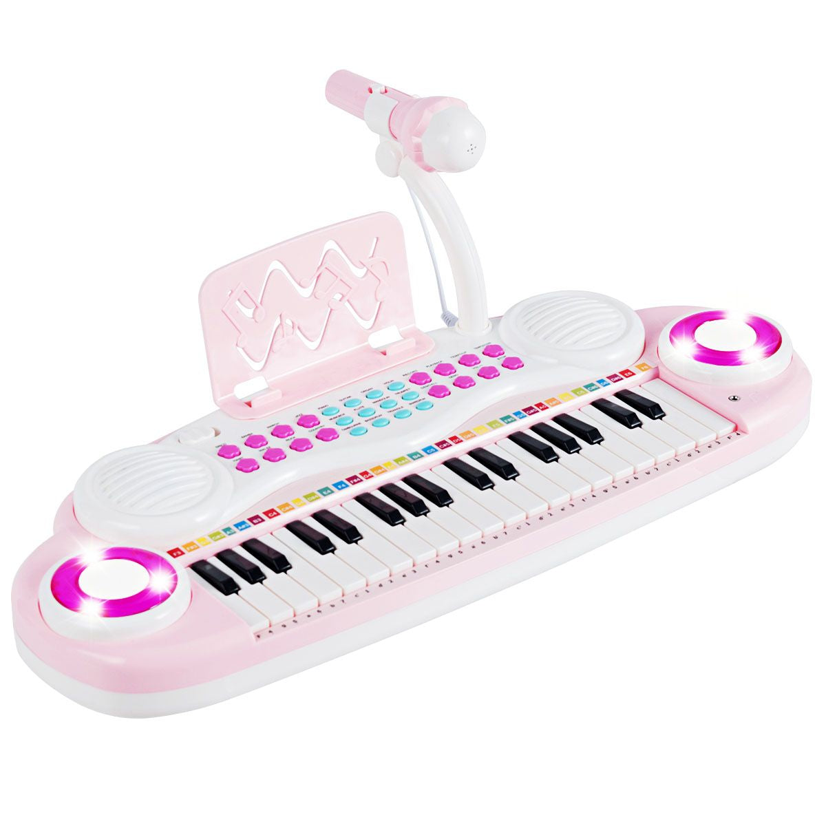 37 Keys Electronic Musical Instrument with Microphone
