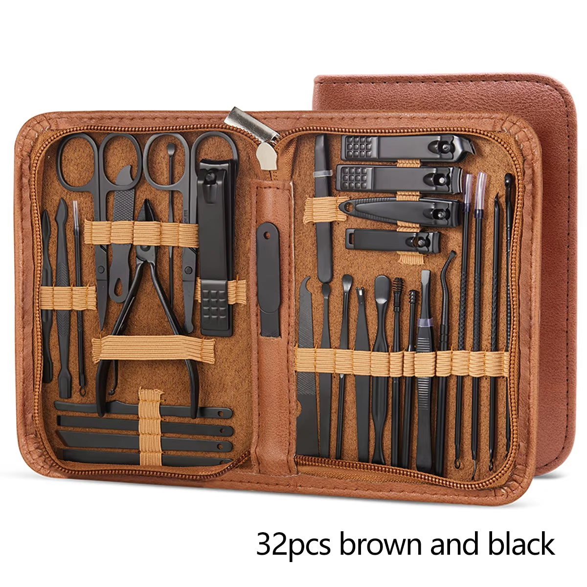 Manicure Set Pedicure Nail Clippers Set 7/32Pcs Professional Grooming Tools Including Facial Fingernails and Toenails Nail Care