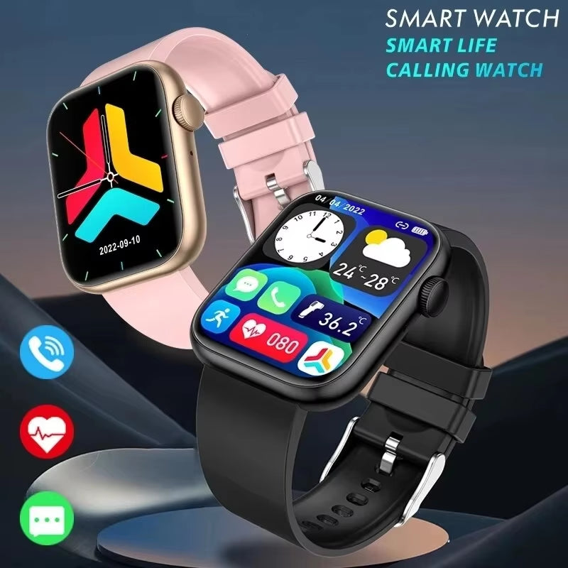 Bluetooth Call Smartwatch Women Men Sports Fitness Watches Woman Body Temperature Monitoring Waterproof Smart Watch Ladies