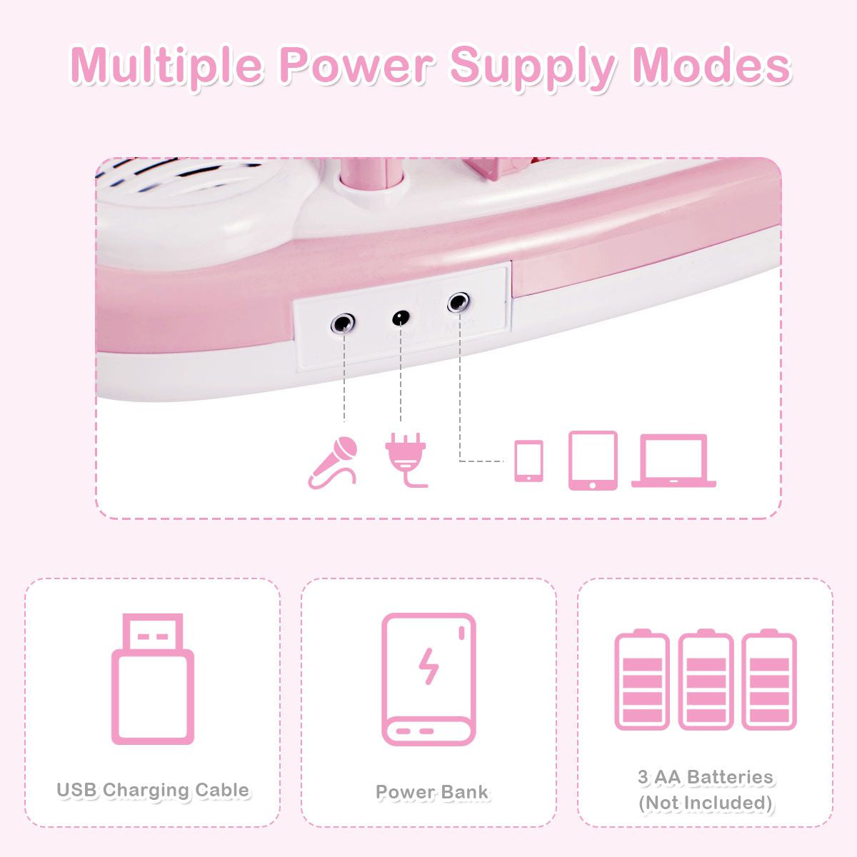 37 Keys Electronic Musical Instrument with Microphone